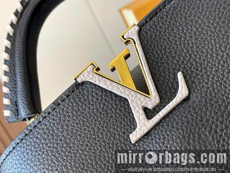 1:1 Louis Vuitton Bags Hatucines M21127黑色编织27x18x9cm ss