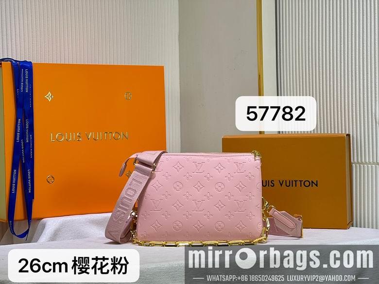 1:1 Louis Vuitton Bags Coussin 57790粉 26X20X12 ss06