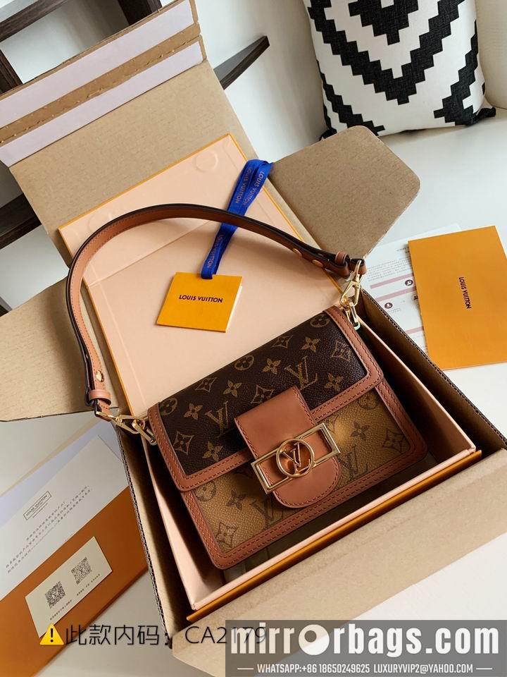 1:1 Louis Vuitton Bags Dauphine M44580 gy