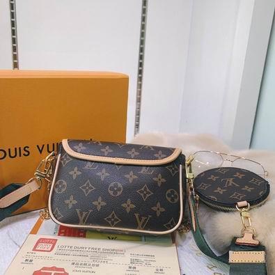 1:1 Louis Vuitton Bags Multi Pochette M56461 19x13x5 cm gf