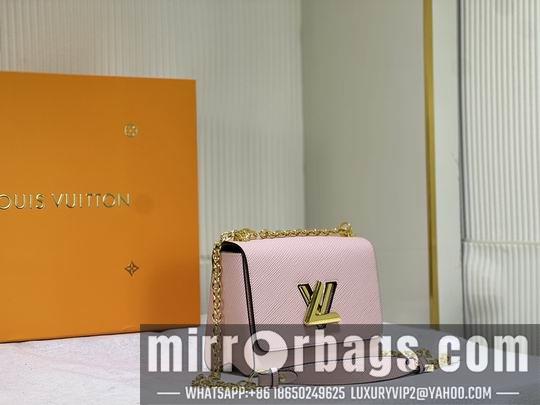 1:1 Louis Vuitton Bags Twist Denim 50273 50272 23x17x10cm cs