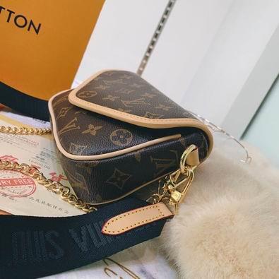 1:1 Louis Vuitton Bags Multi Pochette M56461 19x13x5 cm gf