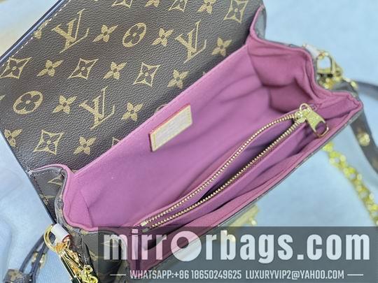 1:1 Louis Vuitton Bags M46279老花 黄花21.5x6x13.5cm cs