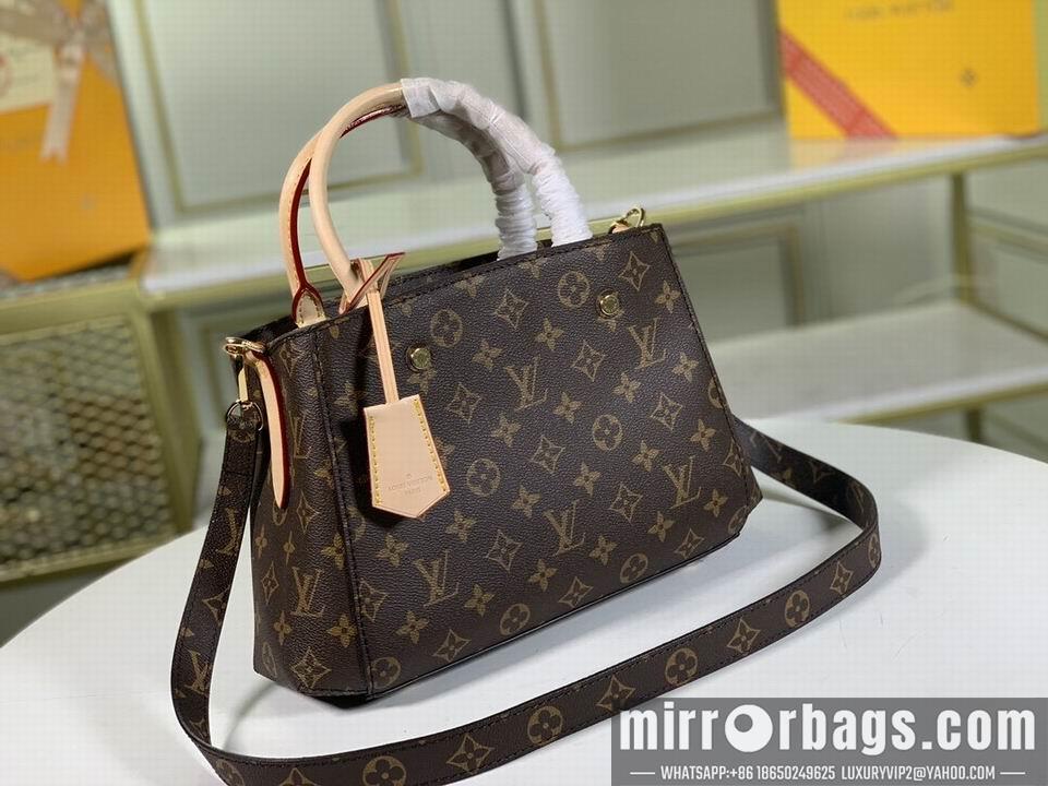 1:1 Louis Vuitton Bags Montaigne M41055 29x20x13 bc