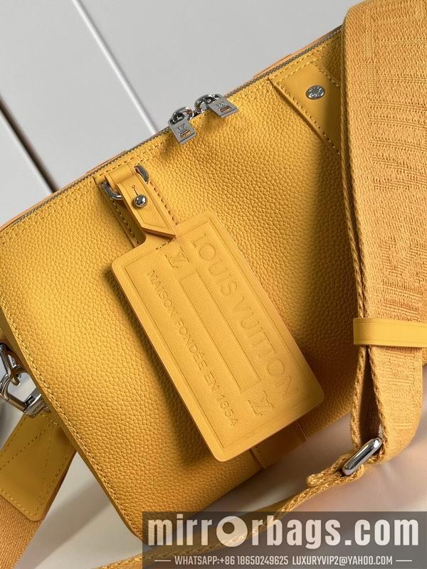 1:1 Louis Vuitton Bags City Keepall M21438姜黄 蓝27x17x13cm CN