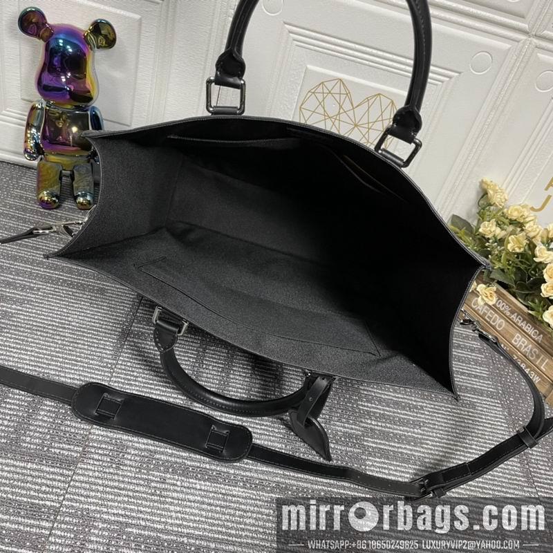 1:1 Louis Vuitton Bags Sac Plat M46452黑花 老花 压花36.5x38x9cm ss