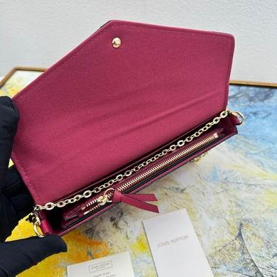 1:1 Louis Vuitton Bags Felicie M61276钻石纹 21x12x3cm  zy