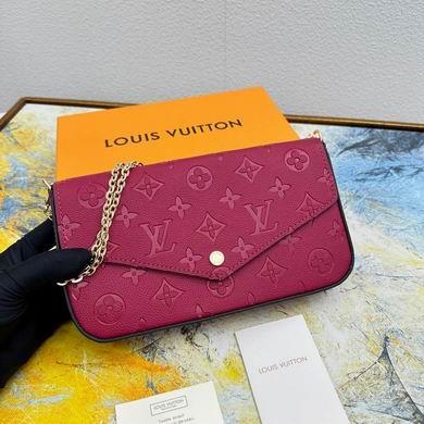 1:1 Louis Vuitton Bags Felicie M61276钻石纹 21x12x3cm  zy