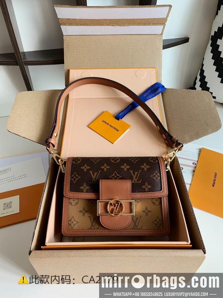 1:1 Louis Vuitton Bags Dauphine M44580 gy