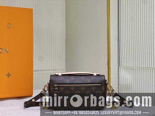 1:1 Louis Vuitton Bags M46279老花 黄花21.5x6x13.5cm cs