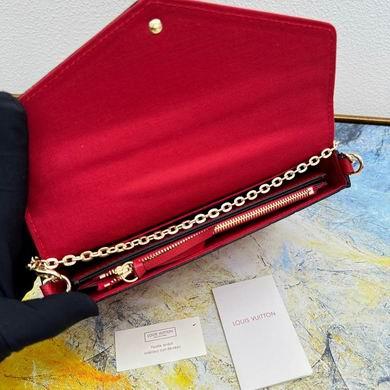 1:1 Louis Vuitton Bags Felicie M61276钻石纹 21x12x3cm  zy