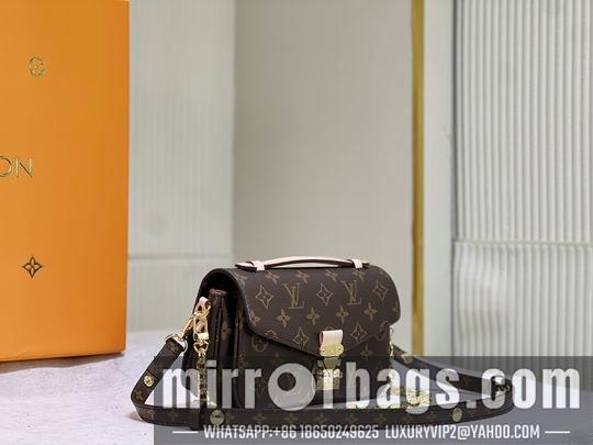 1:1 Louis Vuitton Bags M46279老花 黄花21.5x6x13.5cm cs
