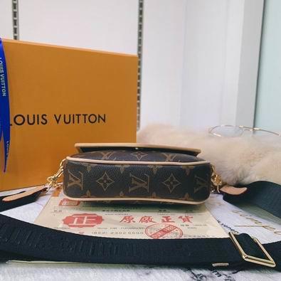 1:1 Louis Vuitton Bags Multi Pochette M56461 19x13x5 cm gf