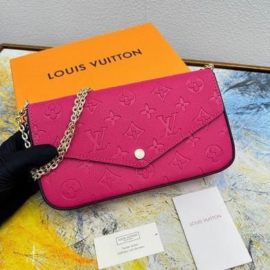 1:1 Louis Vuitton Bags Felicie M61276钻石纹 21x12x3cm  zy