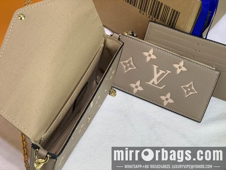 1:1 Louis Vuitton Bags Pochette Metis 61276 21x12x3 cm cs