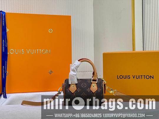 1:1 Louis Vuitton Bags Nano Speedy M81085 16x11x9cm cs