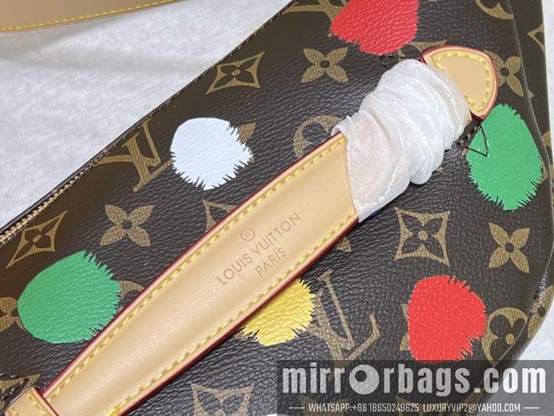 1:1 Louis Vuitton Bags Bumbag M43644老花彩37x14x13cm ss