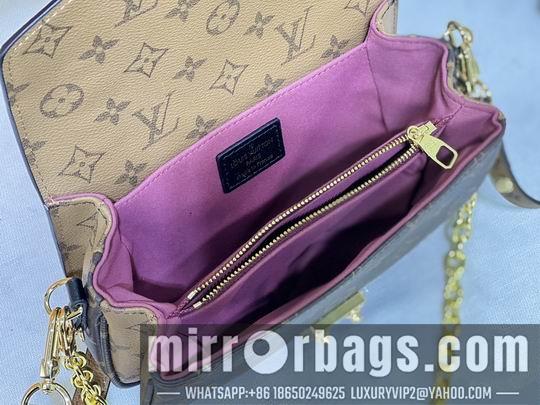 1:1 Louis Vuitton Bags M46279老花 黄花21.5x6x13.5cm cs