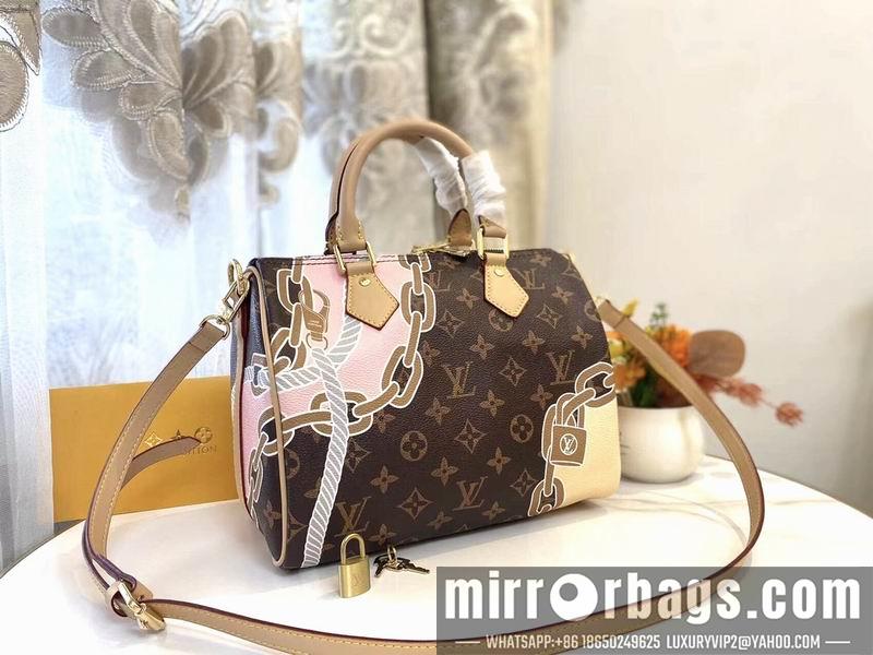 1:1 Louis Vuitton Bags Speedy M40473 25x19x15cm zy