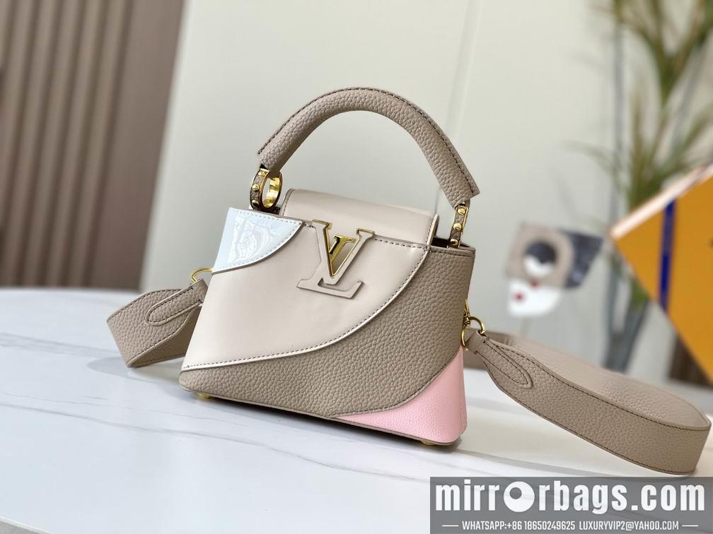 1:1 Louis Vuitton Bags Capucines M59863 21x14x8cm cs2色