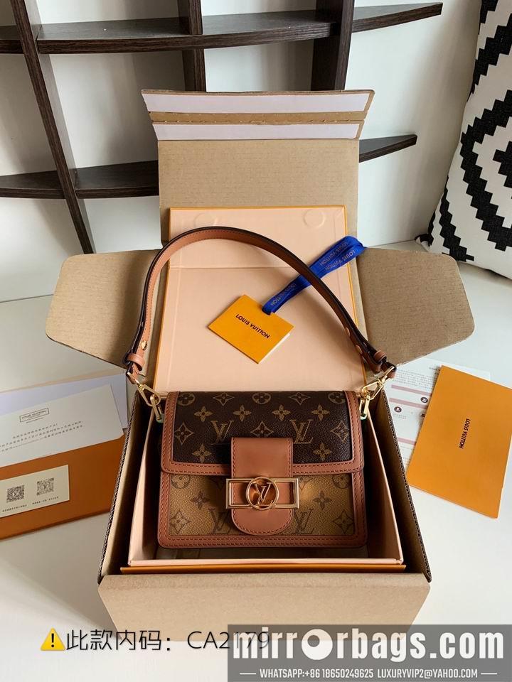 1:1 Louis Vuitton Bags Dauphine M44580 gy