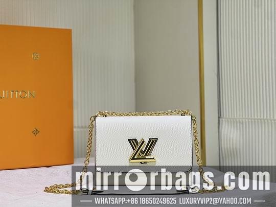 1:1 Louis Vuitton Bags Twist Denim 50273 50272 23x17x10cm cs