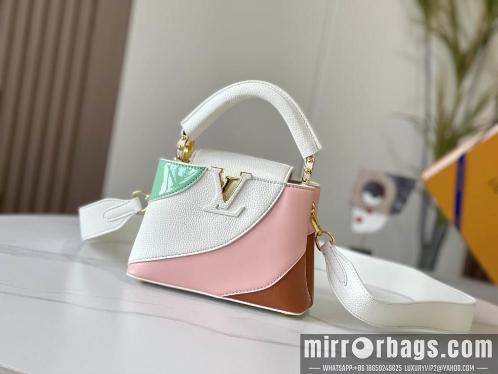 1:1 Louis Vuitton Bags Capucines M59863 21x14x8cm cs2色