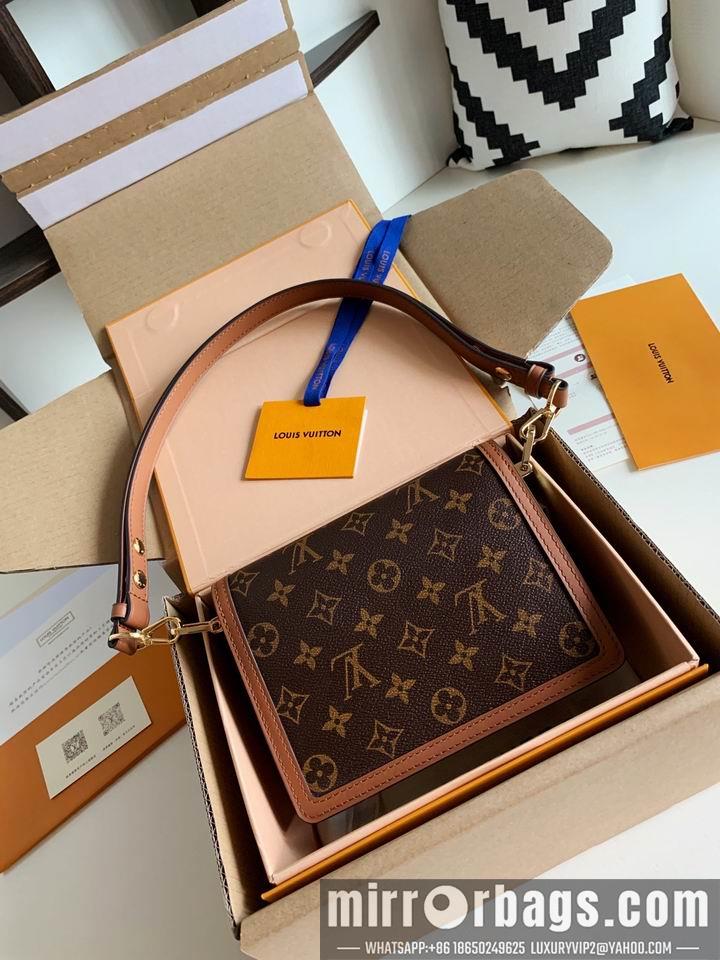 1:1 Louis Vuitton Bags Dauphine M44580 gy