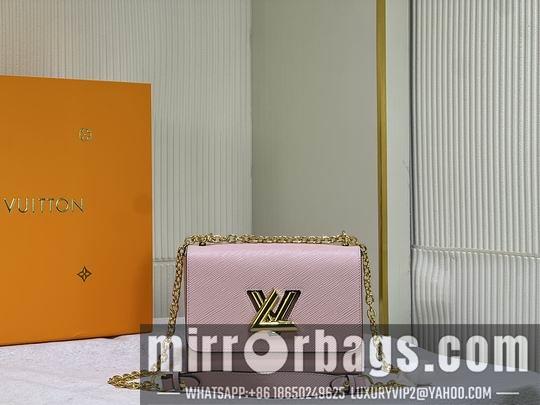 1:1 Louis Vuitton Bags Twist Denim 50273 50272 23x17x10cm cs