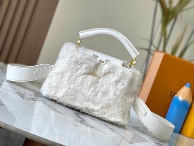 1:1 Louis Vuitton Bags Capucines M22387水貂毛21x14x8cm ss