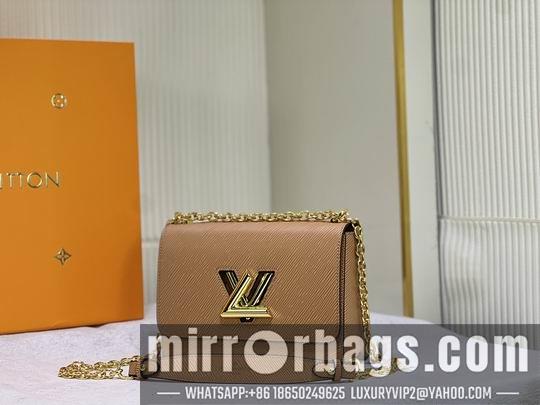 1:1 Louis Vuitton Bags Twist Denim 50273 50272 23x17x10cm cs