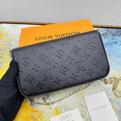 1:1 Louis Vuitton Bags Felicie M61276钻石纹 21x12x3cm  zy