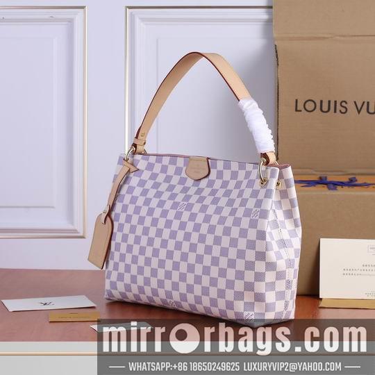 1:1 Louis Vuitton Bags N43701啡格 白格粉N43701 30x9.5x29cm ww
