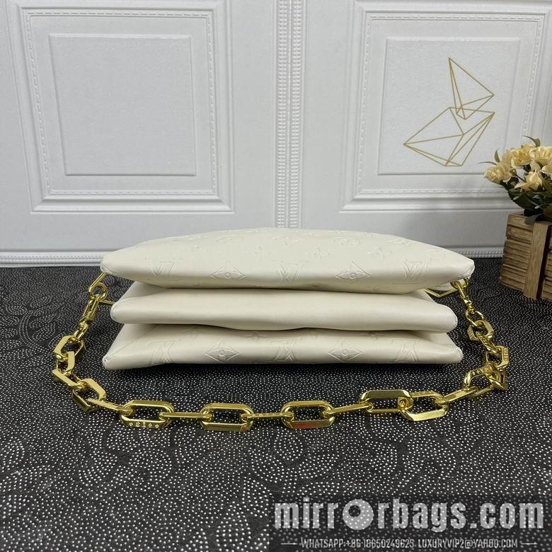 1:1 Louis Vuitton Bags Coussin 57790白 26X20X12 ss07