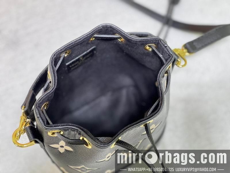 1:1 Louis Vuitton Bags Nano Noe M81266灰 黑13x16x10cm ss