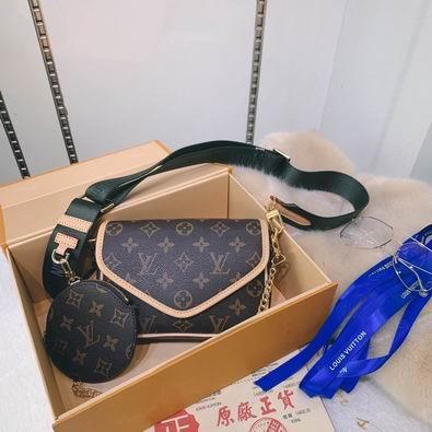 1:1 Louis Vuitton Bags Multi Pochette M56461 19x13x5 cm gf