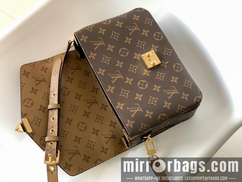 1:1 Louis Vuitton Bags Pochette Metis 邮差包 M44875 25X19X9cm XM