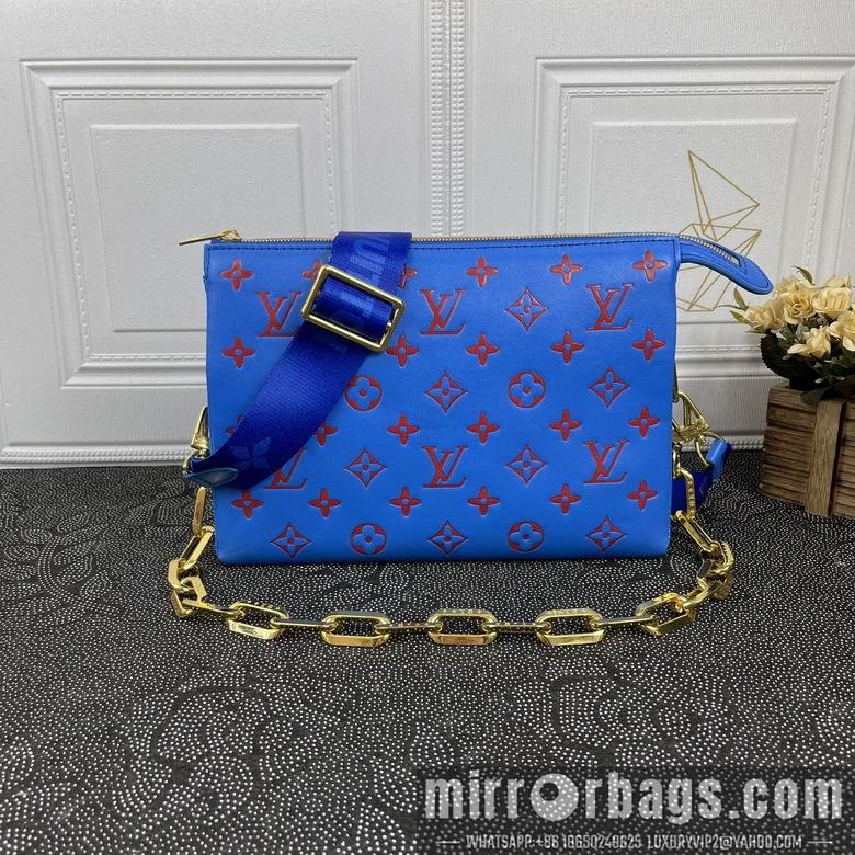 1:1 Louis Vuitton Bags Coussin 57790蓝花 26X20X12 ss03