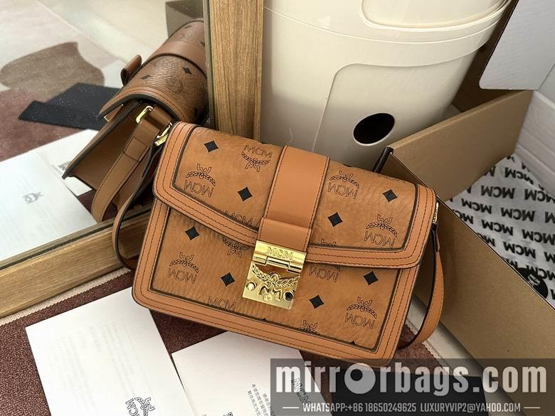 MCM Replica Bags 6801 5.5X22X15.5cm EY 2colour