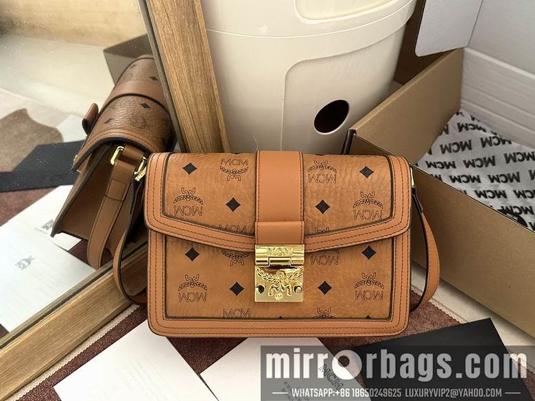 MCM Replica Bags 6801 5.5X22X15.5cm EY 2colour