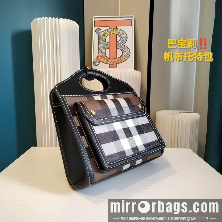 Burberry Replica Bags 23X8X22cm 121419 YG 1