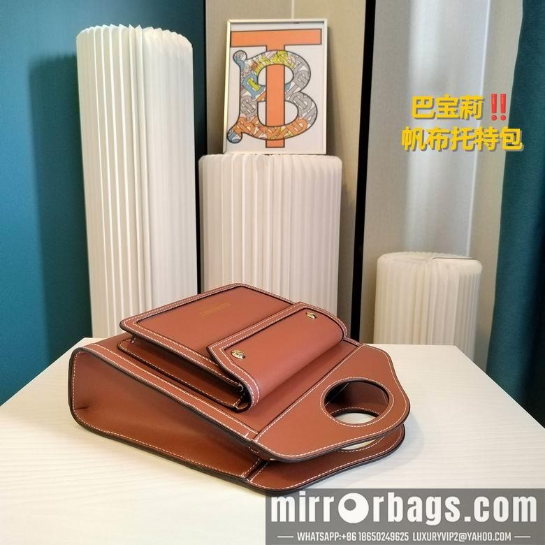 Burberry Replica Bags 23X8X22cm 121419 YG 4