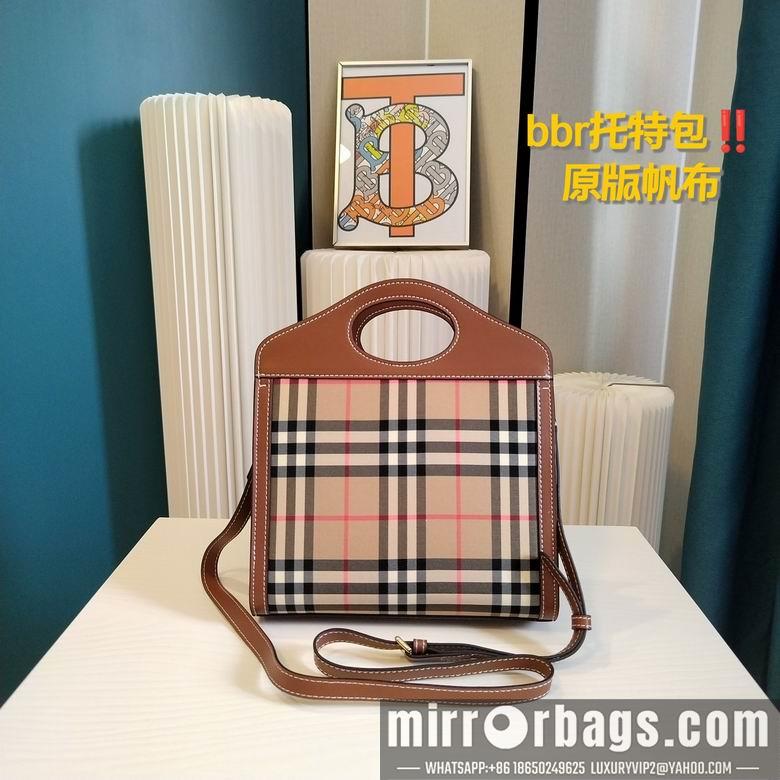 Burberry Replica Bags 23X8X22cm 121419 YG 7