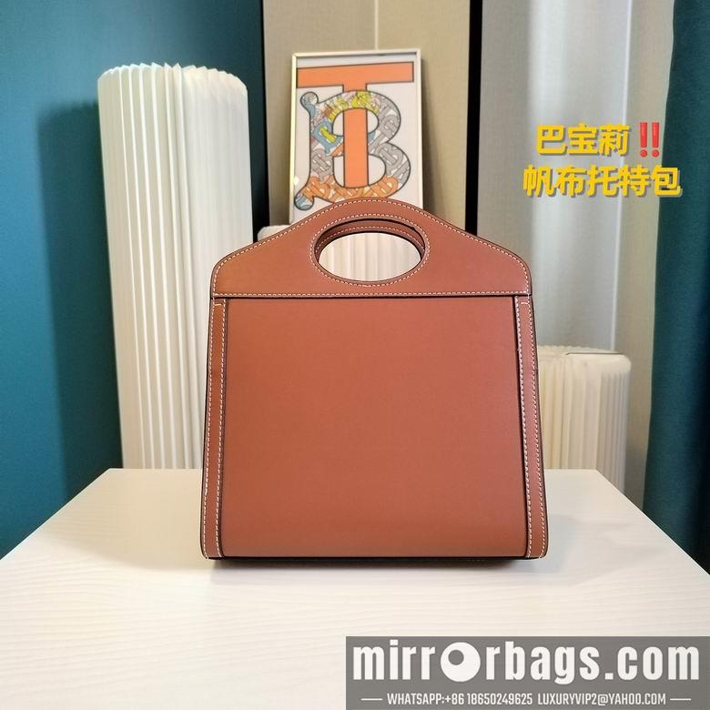 Burberry Replica Bags 23X8X22cm 121419 YG 4