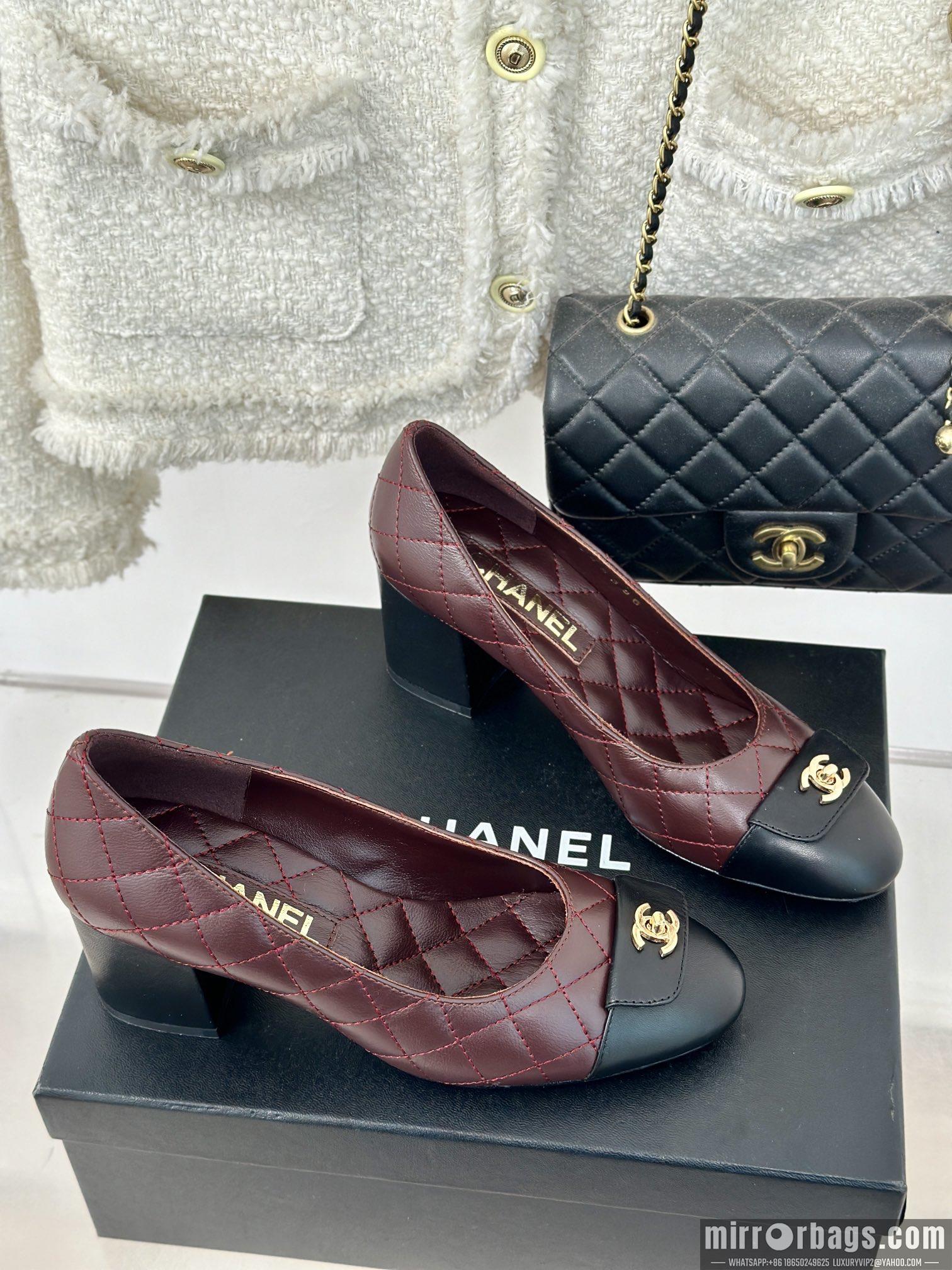 Chanel Replica Shoes sz35-41 7cm h0817