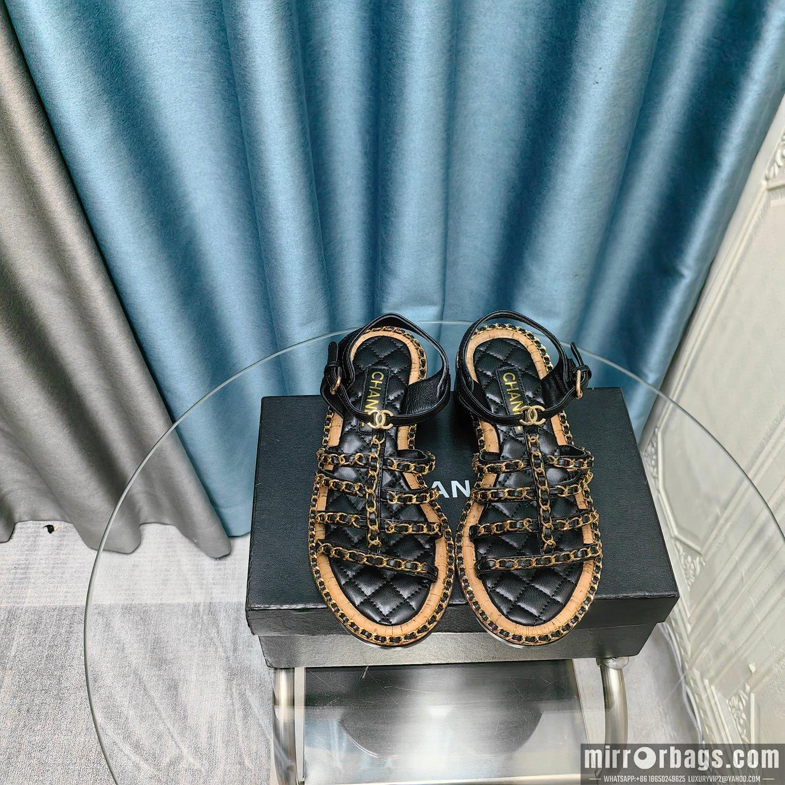 Chanel Replica Shoes sz35-41 5.5cm h0711