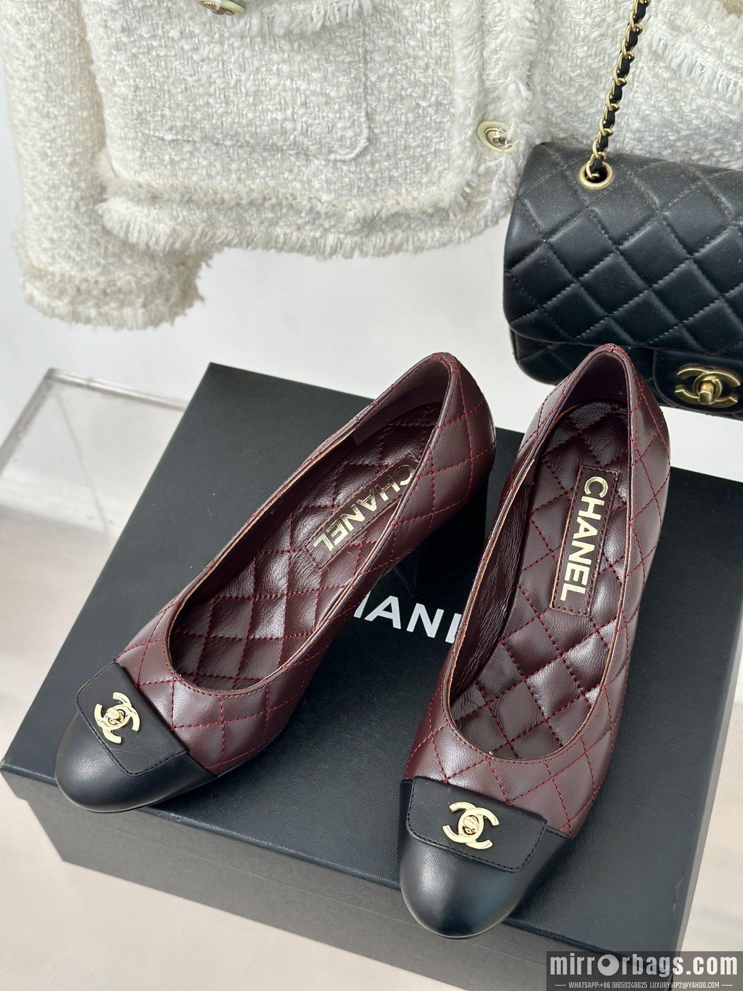 Chanel Replica Shoes sz35-41 7cm h0817