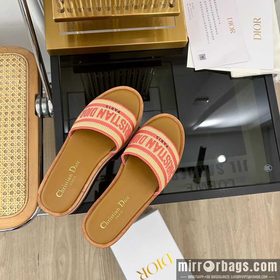 Replica Dior Shoes sz35-42 4.5cm h0707