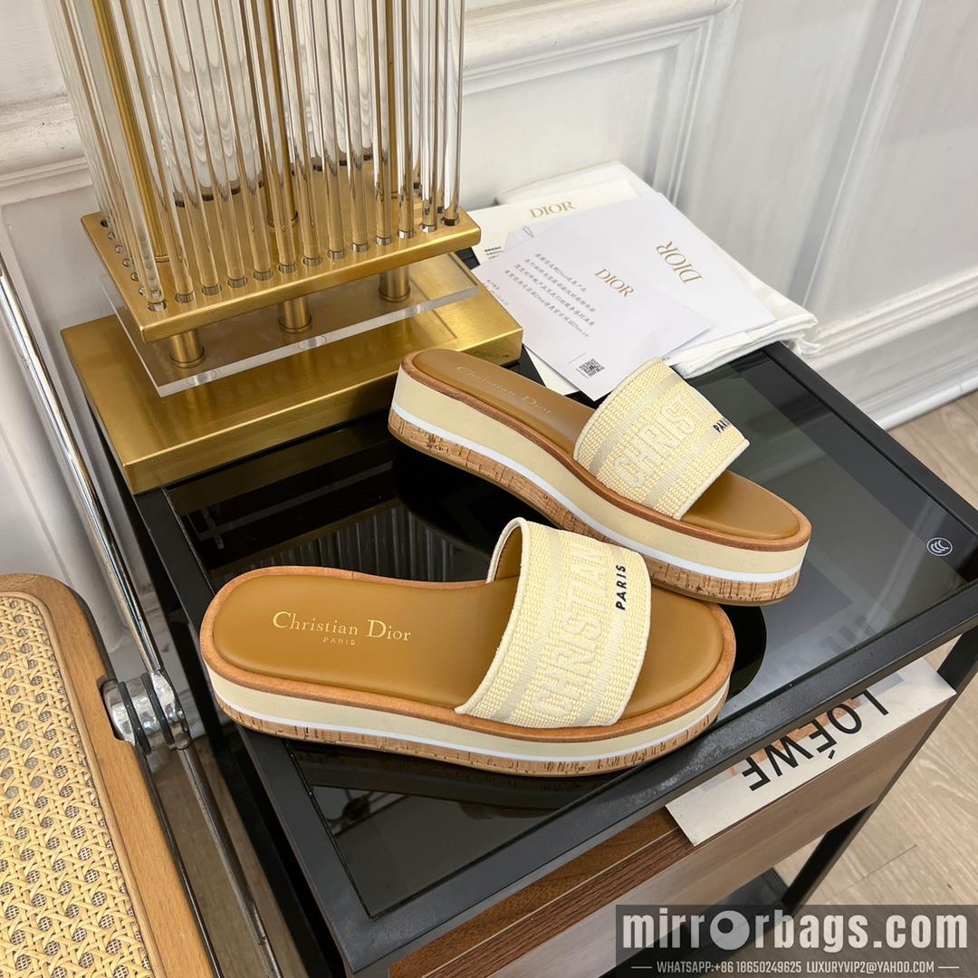 Replica Dior Shoes sz35-42 4.5cm h0707