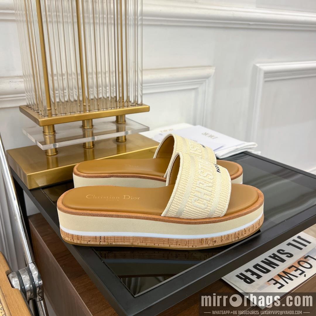 Replica Dior Shoes sz35-42 4.5cm h0707